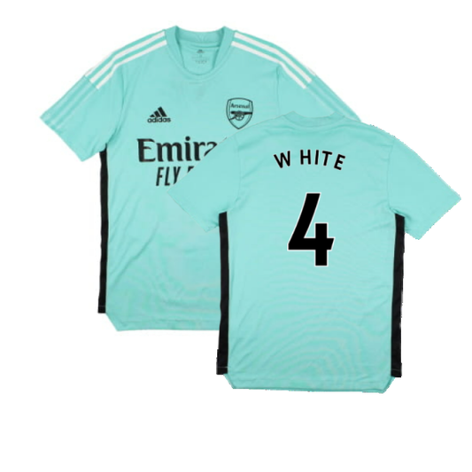 Arsenal 2021-2022 Adidas Training Shirt (XS) (WHITE 4) (Excellent)_0