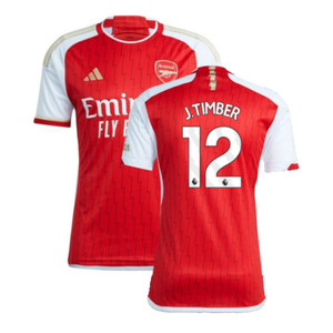 Arsenal 2023-24 Home Shirt (XXLB) (J.Timber 12) (Excellent)_0