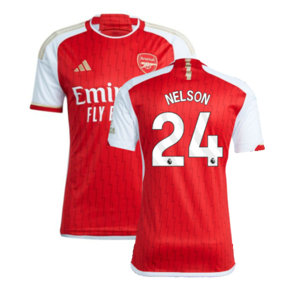 Arsenal 2023-24 Home Shirt (XXLB) (Nelson 24) (Excellent)_0