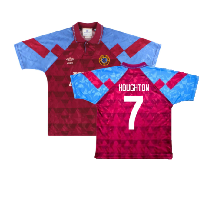 Aston Villa 1990-92 Home Shirt (XL) (Very Good) (Houghton 7)