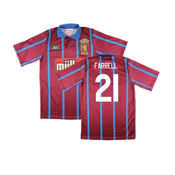 Aston Villa 1993-95 Home (XL) (Excellent) (Farrell 21)