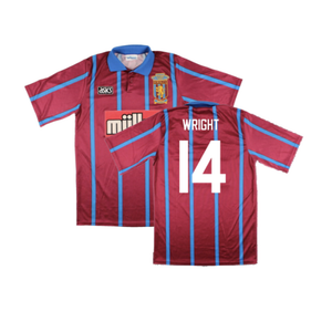 Aston Villa 1993-95 Home (XL) (Excellent) (Wright 14)_0