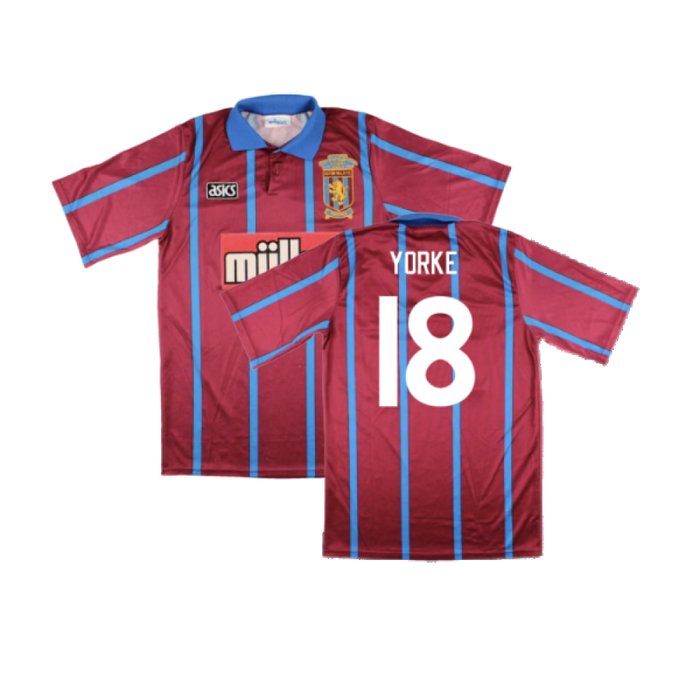 Aston Villa 1993-95 Home (XL) (Excellent) (Yorke 18)