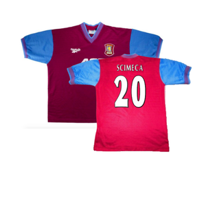 Aston Villa 1997-1998 Home Shirt (Excellent) (Scimeca 20)_0