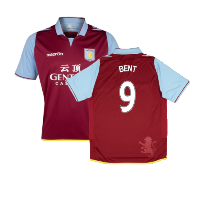 Aston Villa 2012-13 Home Shirt (L) (Very Good) (Bent 9)