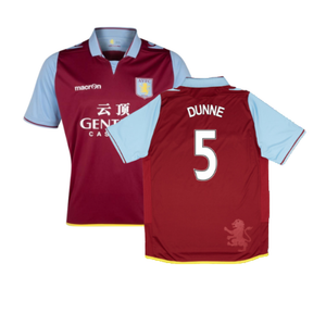 Aston Villa 2012-13 Home Shirt (L) (Very Good) (Dunne 5)_0