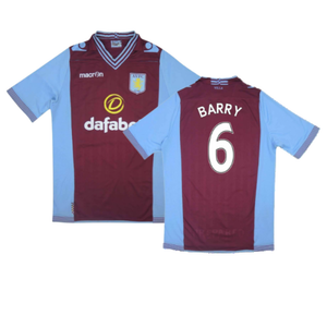 Aston Villa 2013-14 Home Shirt (M) (Mint) (Barry 6)_0