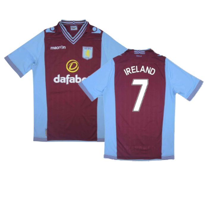 Aston Villa 2013-14 Home Shirt (L) (Very Good) (Ireland 7)