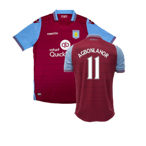 Aston Villa 2015-16 Home Shirt (XL) (Very Good) (Agbonlahor 11)_0