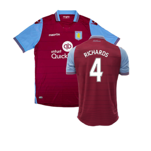 Aston Villa 2015-16 Home Shirt (XL) (Very Good) (Richards 4)_0