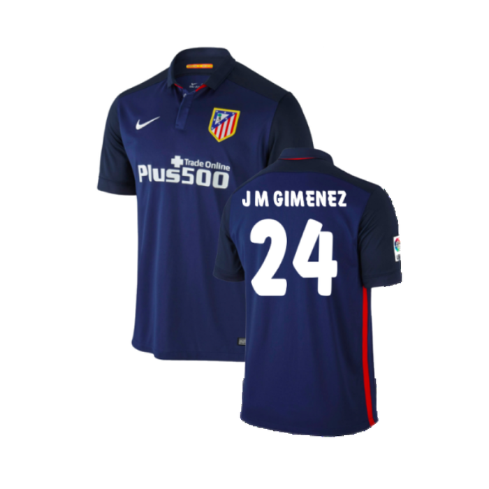 Atletico Madrid 2015-16 Away Shirt (XLB) (Excellent) (J M Gimenez 24)