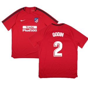 Atletico Madrid 2017-18 Nike Training Shirt (XL) (Godin 2) (Mint)_0