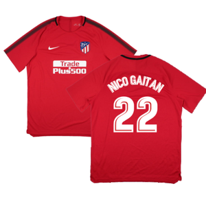 Atletico Madrid 2017-18 Nike Training Shirt (XL) (Nico Gaitan 22) (Mint)_0