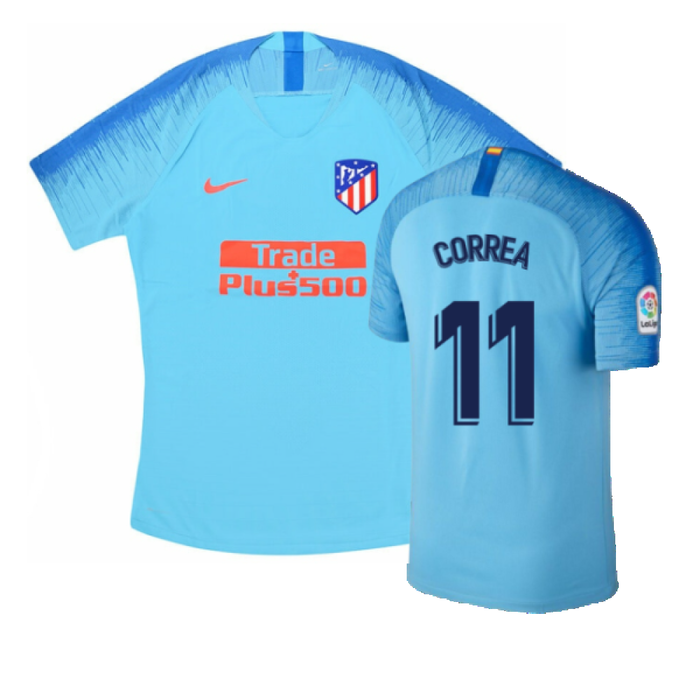 Atletico Madrid 2018-19 Away Shirt (S) (Mint) (Correa 11)