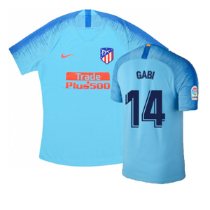 Atletico Madrid 2018-19 Away Shirt (M) (Good) (Gabi 14)_0