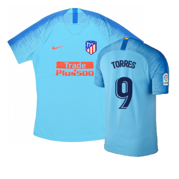 Atletico Madrid 2018-19 Away Shirt (S) (Mint) (Torres 9)