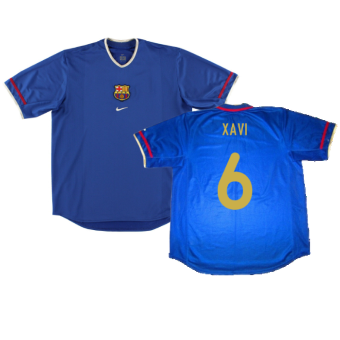 Barcelona 2001-02 Third Shirt (M) (Fair) (Xavi 6)