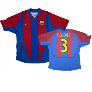 Barcelona 2002-2003 Home Shirt (XL) (Excellent) (F.De Boer 3)_0