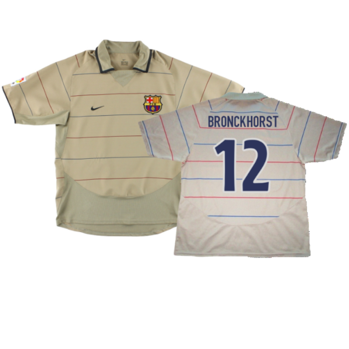 Barcelona 2003-04 Away Shirt (M) (Excellent) (Bronckhorst 12)