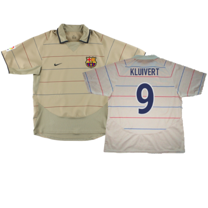 Barcelona 2003-04 Away Shirt (M) (Excellent) (Kluivert 9)