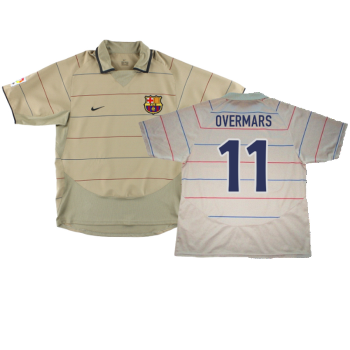 Barcelona 2003-04 Away Shirt (M) (Excellent) (Overmars 11)