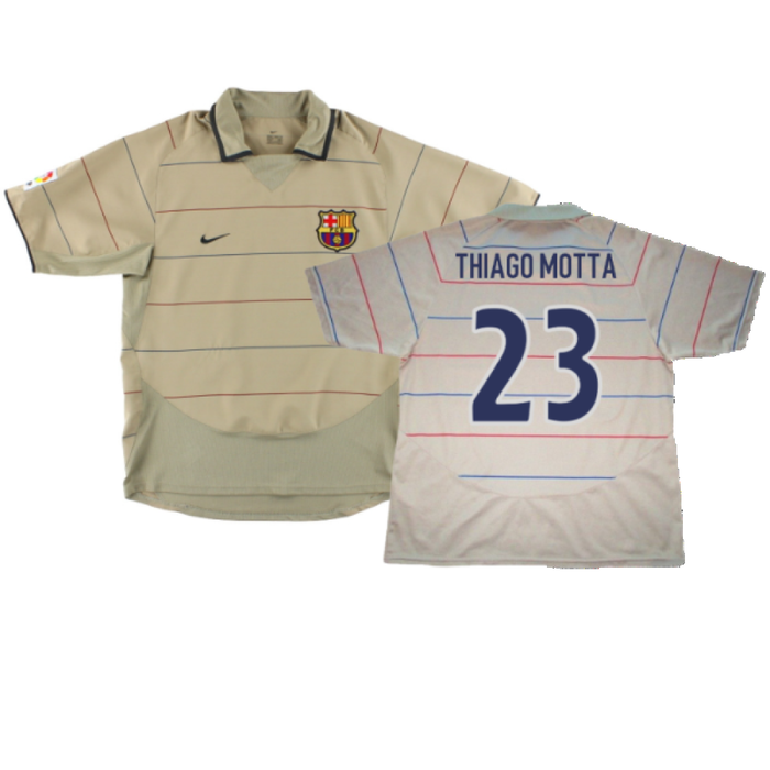 Barcelona 2003-04 Away Shirt (M) (Excellent) (Thiago Motta 23)