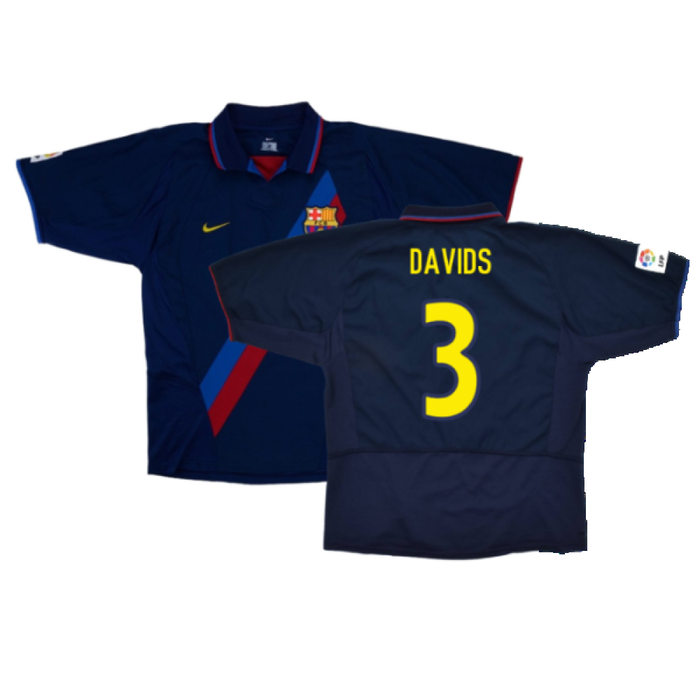 Barcelona 2003-04 Third Shirt (L) (Fair) (Davids 3)