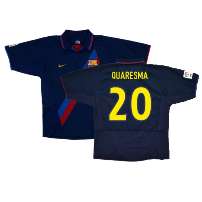 Barcelona 2003-04 Third Shirt (L) (Fair) (Quaresma 20)