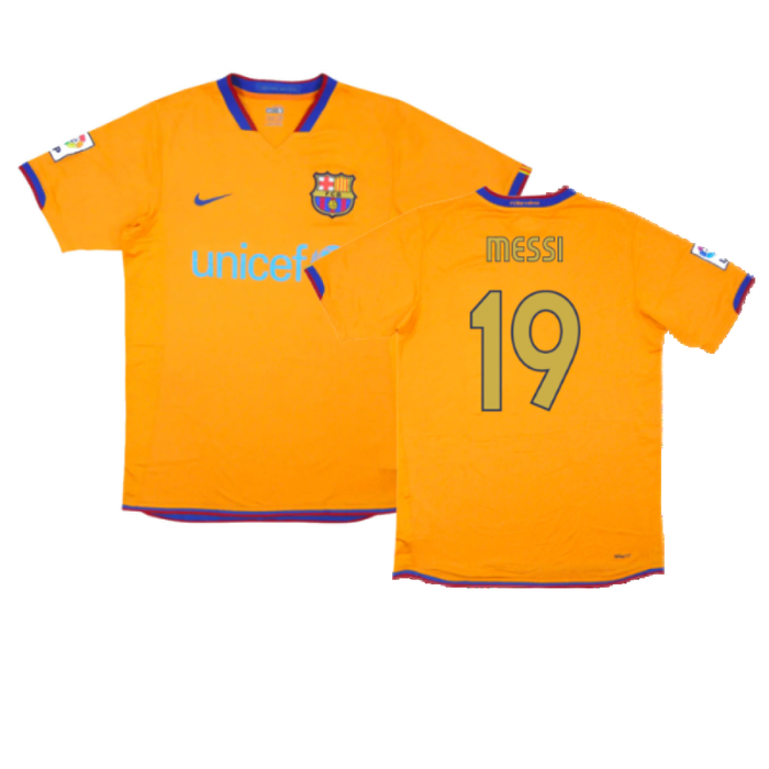 Barcelona 2006-07 Away Shirt (Excellent) (Messi 19)