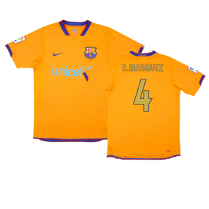 Barcelona 2006-07 Away Shirt (Excellent) (R.Marquez 4)_0