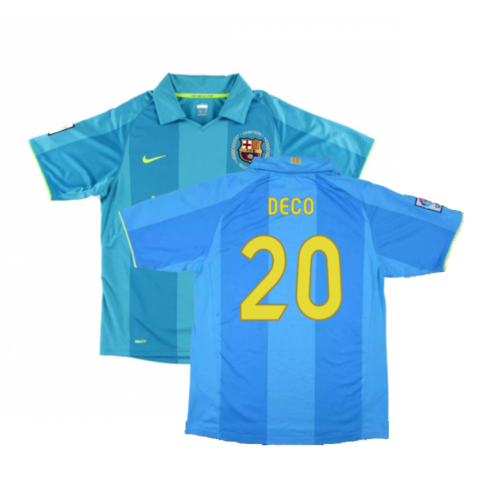 Barcelona 2007-08 Away Shirt (XXL) (Excellent) (Deco 20)