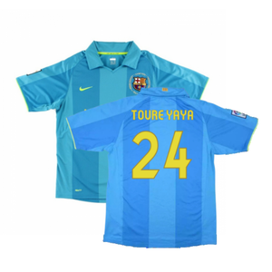 Barcelona 2007-08 Away Shirt (XXL) (Excellent) (Toure Yaya 24)_0