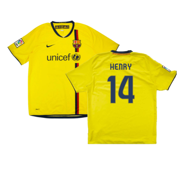 Barcelona 2008-10 Away Shirt (M) (Henry 14) (Very Good)