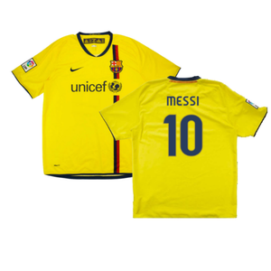 Barcelona 2008-10 Away Shirt (M) (Messi 10) (Very Good)_0