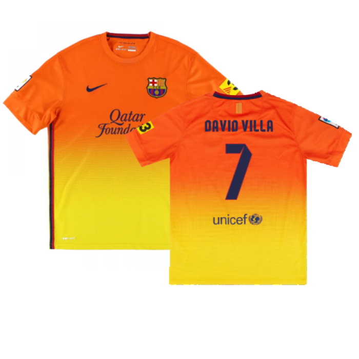 Barcelona 2012-13 Away Shirt (Very Good) (David Villa 7)