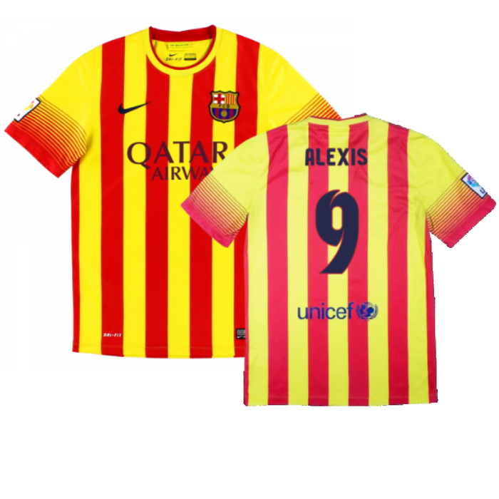 Barcelona 2013-14 Away Shirt (Very Good) (Alexis 9)