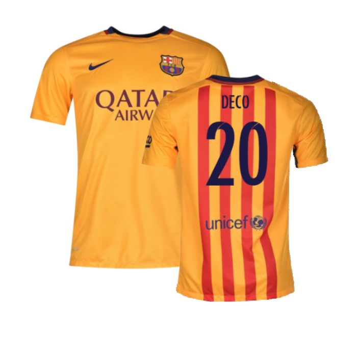 Barcelona 2015-16 Away Shirt (2XL) (Good) (Deco 20)