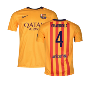 Barcelona 2015-16 Away Shirt (L) Suarez #9 (Excellent) (Guardiola 4)_0