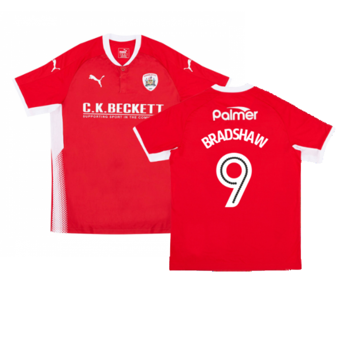 Barnsley 2017-18 Home Shirt (Mint) (BRADSHAW 9)