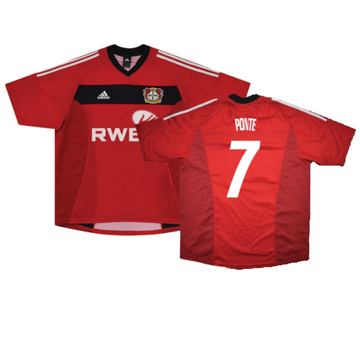 Bayer Leverkusen 2002-04 Home Shirt (Good) (Ponte 7)