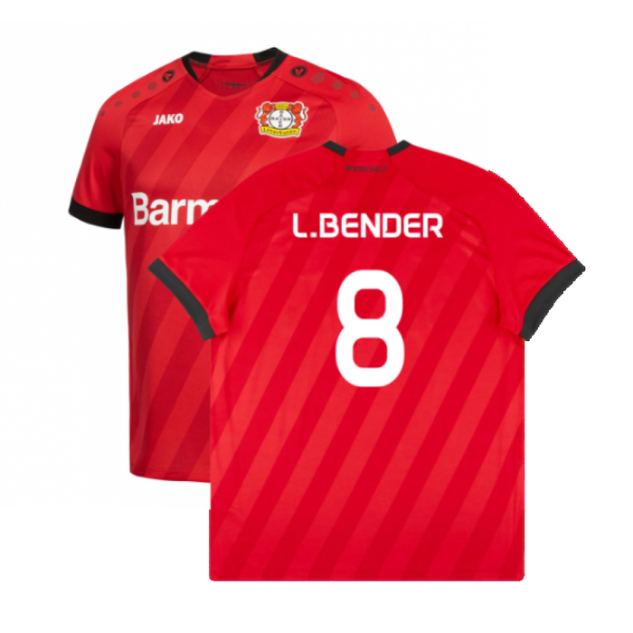 Bayer Leverkusen 2019-20 Home Shirt (Excellent) (L.Bender 8)