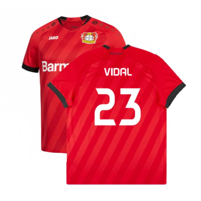 Bayer Leverkusen 2019-20 Home Shirt (Mint) (Vidal 23)