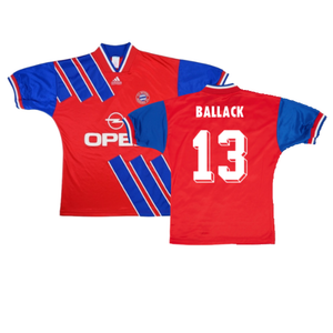 Bayern Munich 1993-95 Home Shirt (Very Good) (Ballack 13)_0