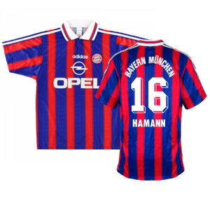 Bayern Munich 1995-97 Home Shirt (2XL) (Excellent) (Hamann 16)_0