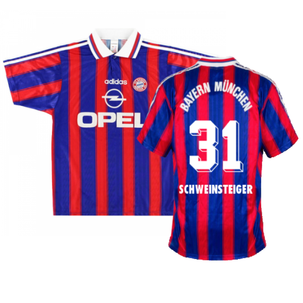 Bayern Munich 1995-97 Home Shirt (Very Good) (SCHWEINSTEIGER 31)_0