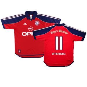 Bayern Munich 1999-01 Home Shirt (Excellent) (Effenberg 11)_0