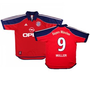 Bayern Munich 1999-01 Home Shirt (XL) (Very Good) (Muller 9)_0