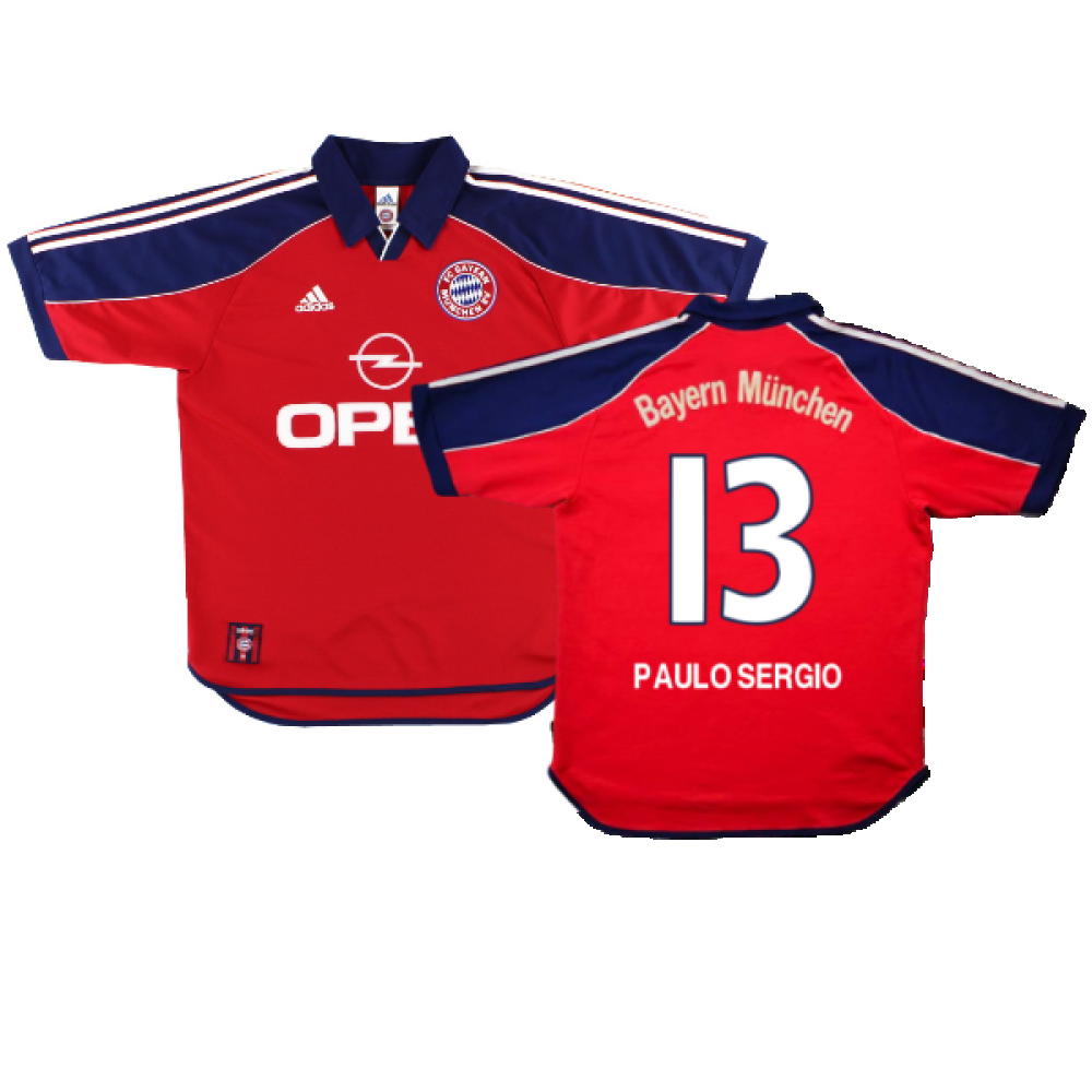 Bayern Munich 1999-01 Home Shirt (S) (Excellent) (Paulo Sergio 13)_0