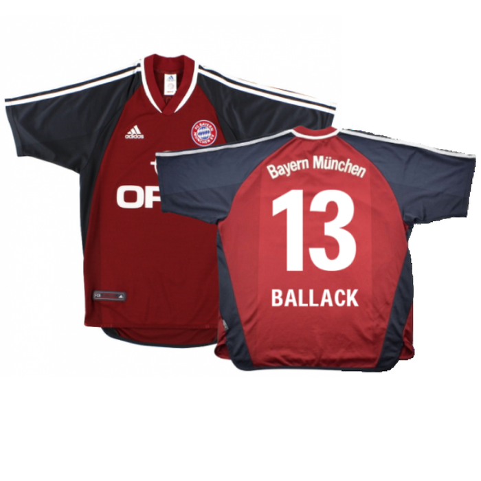 Bayern Munich 2001-02 Home Shirt (S) (Very Good) (Ballack 13)