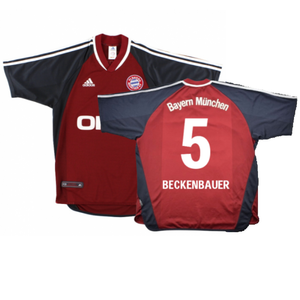 Bayern Munich 2001-02 Home Shirt (S) (Good) (Beckenbauer 5)_0